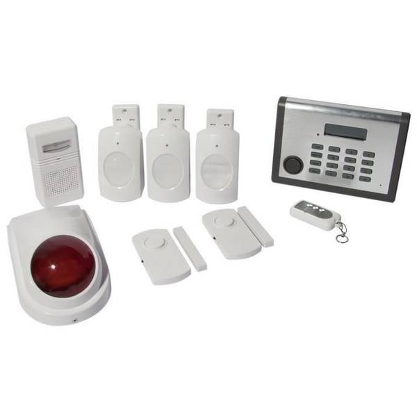 Kit De Alarme Residencial Gsm Com Sistema Wireless Sms/Gprs